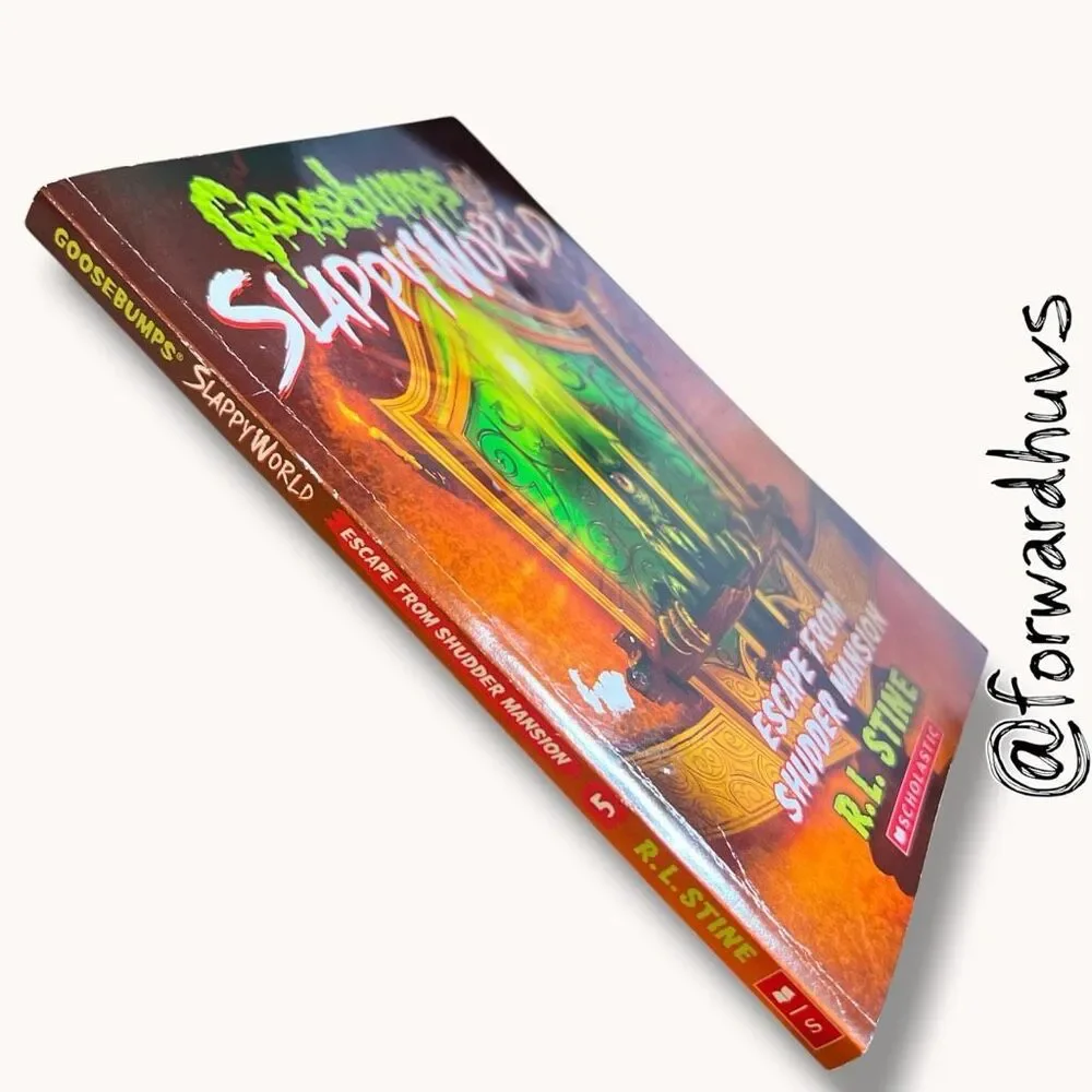 Goosebumps SlappyWorld Escape From Shudder Mansion R.L. Stine Paperback